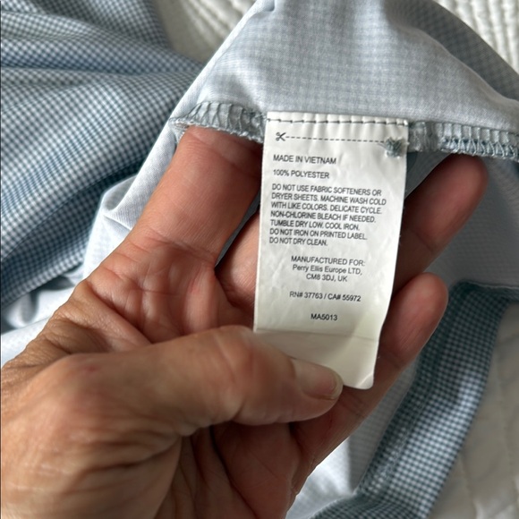 Callaway Gray and Blue Polo Shirt Classic Style - Picture 4 of 5